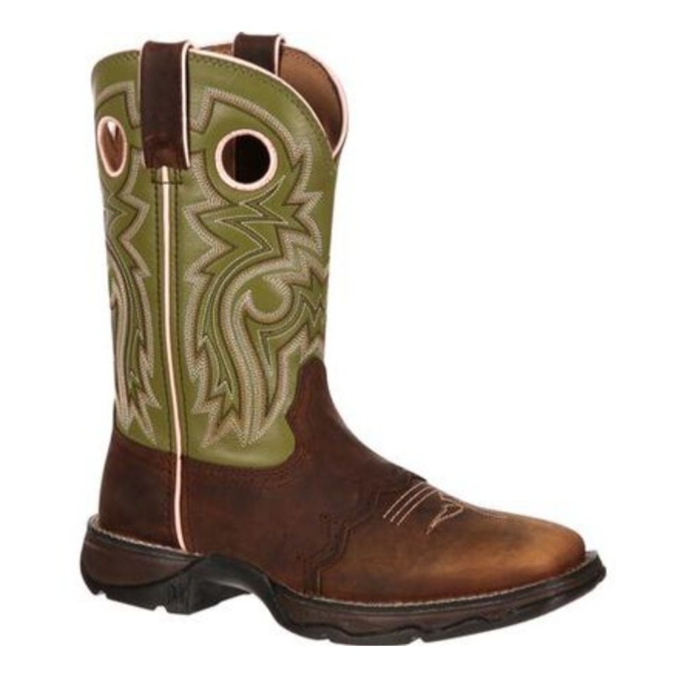 Lady Rebel by Durango Women's Meadow n' Lace Saddle Western Boot